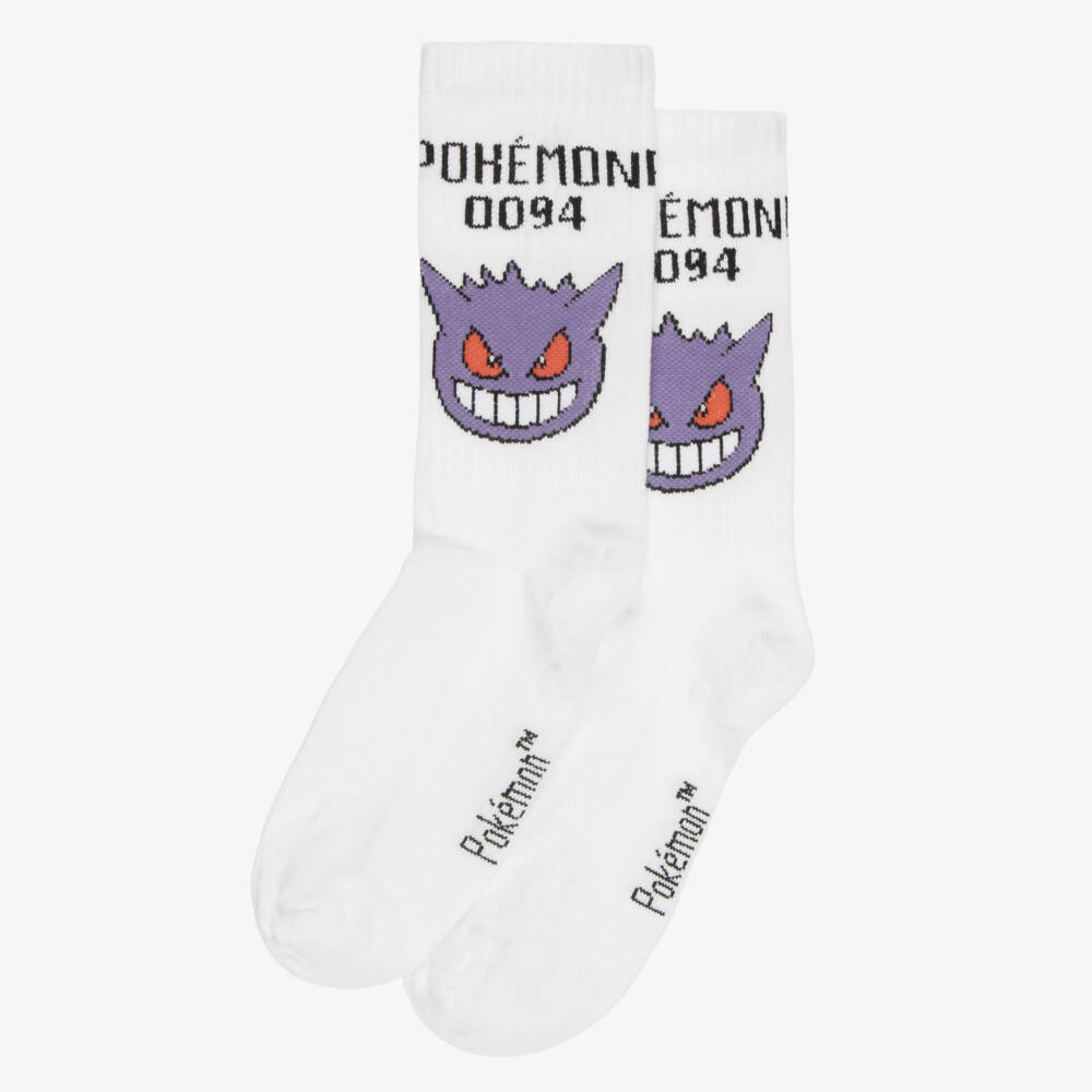 NAME IT-White Gengar Pokémon Socks | Childrensalon