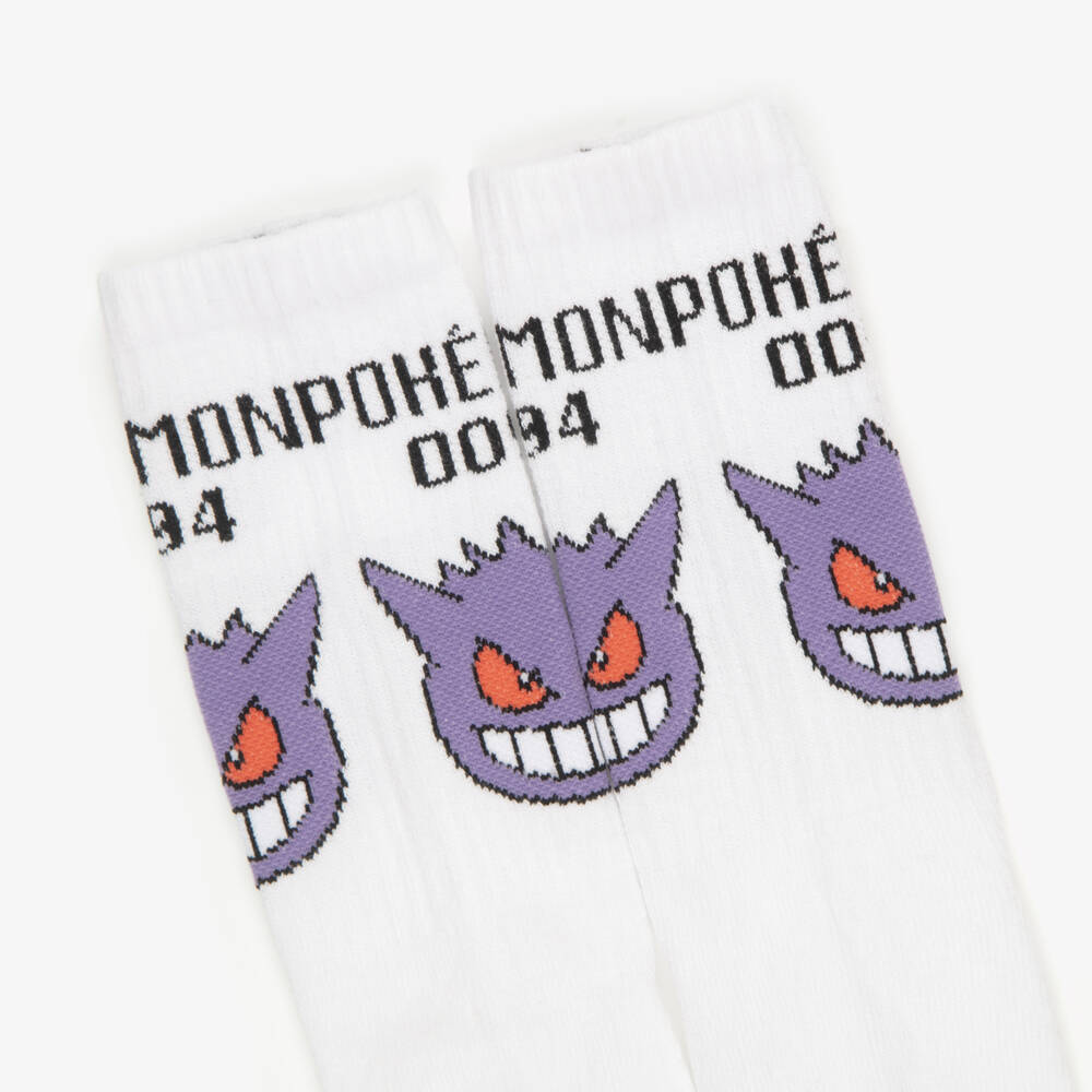NAME IT-White Gengar Pokémon Socks | Childrensalon