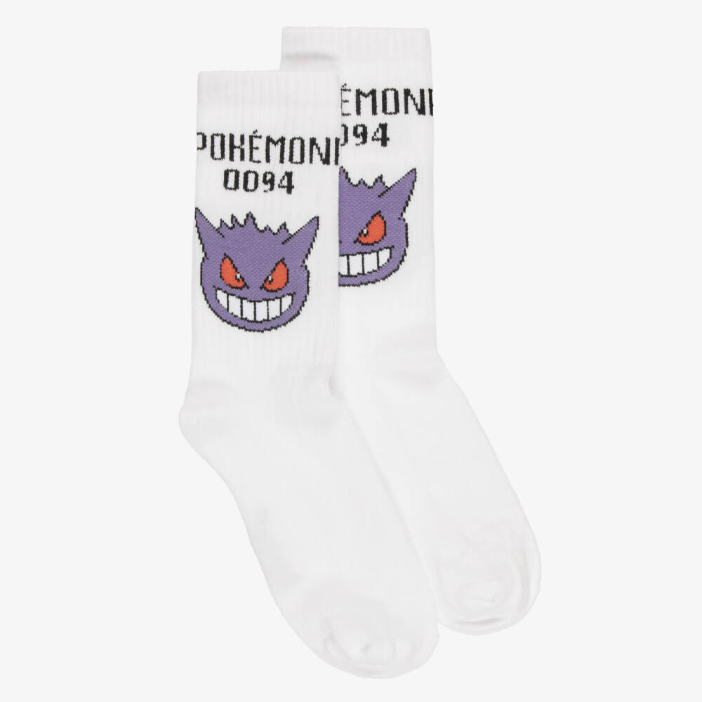 NAME IT-White Gengar Pokémon Socks | Childrensalon