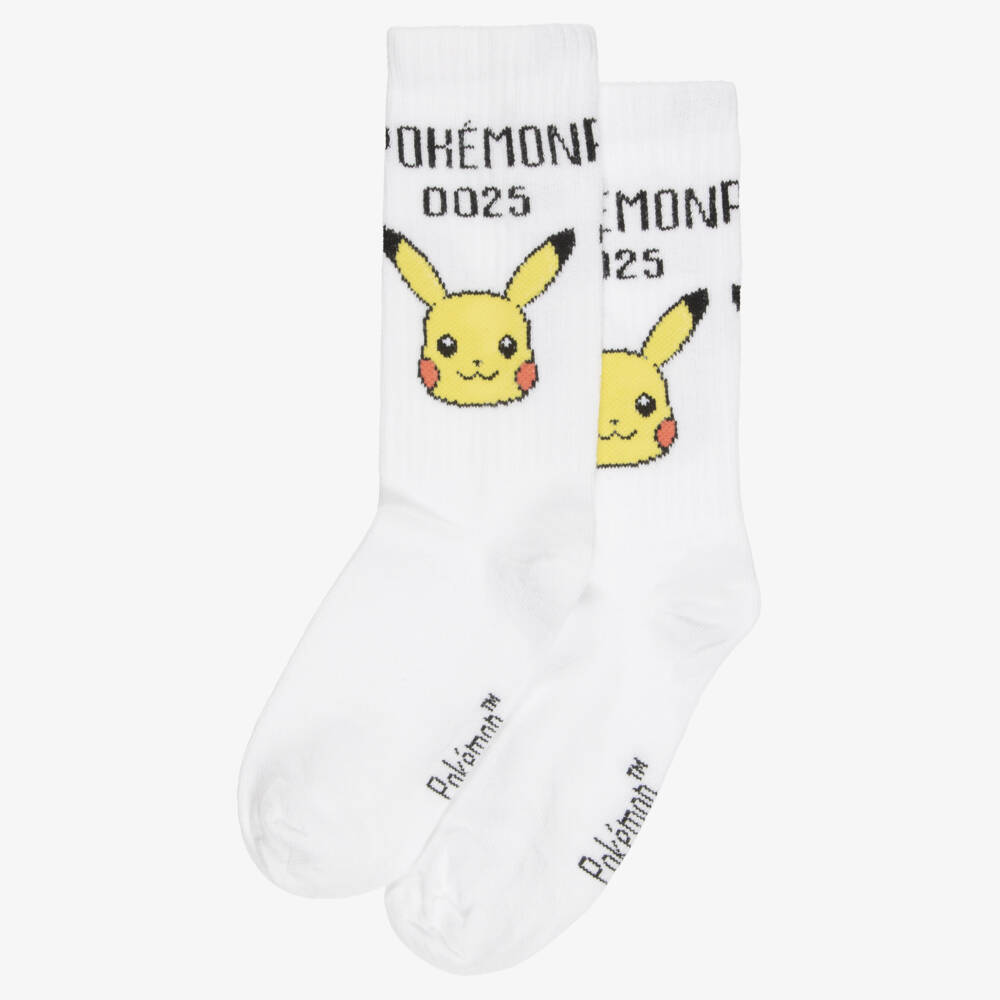 NAME IT-White Pikachu Pokémon Socks | Childrensalon