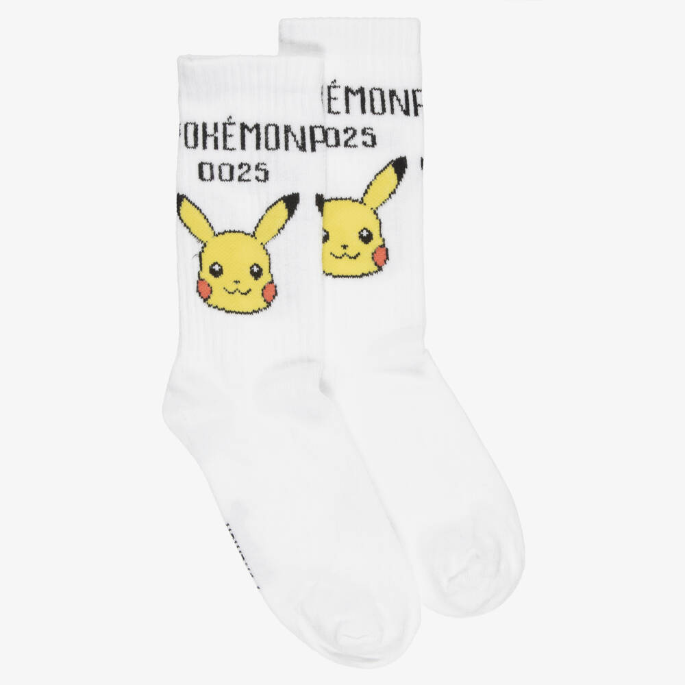 NAME IT-White Pikachu Pokémon Socks | Childrensalon