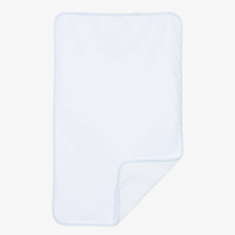 Nanán-Blue Cotton Baby Changing Bag (44cm) | Childrensalon