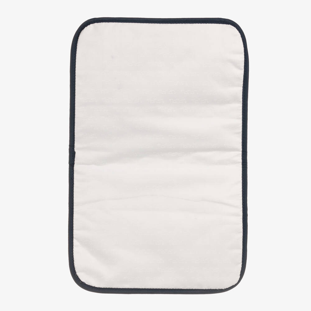 Nanán-Blue Quilted Changing Bag (37cm) | Childrensalon