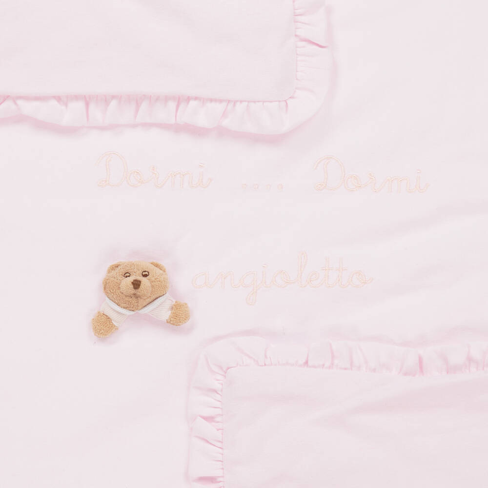 Nanán-Розовое утепленное одеяло (85см) | Childrensalon