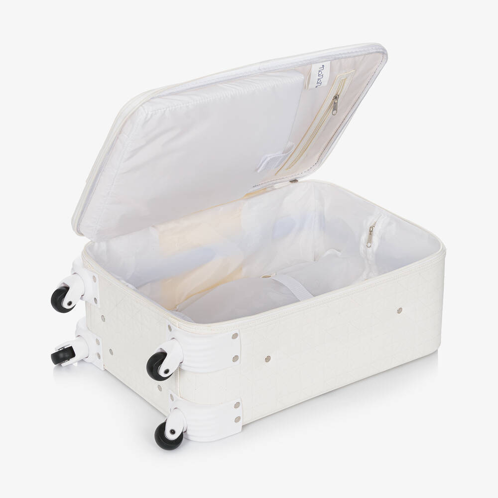 Nanán-White Faux Leather Case (51cm) | Childrensalon