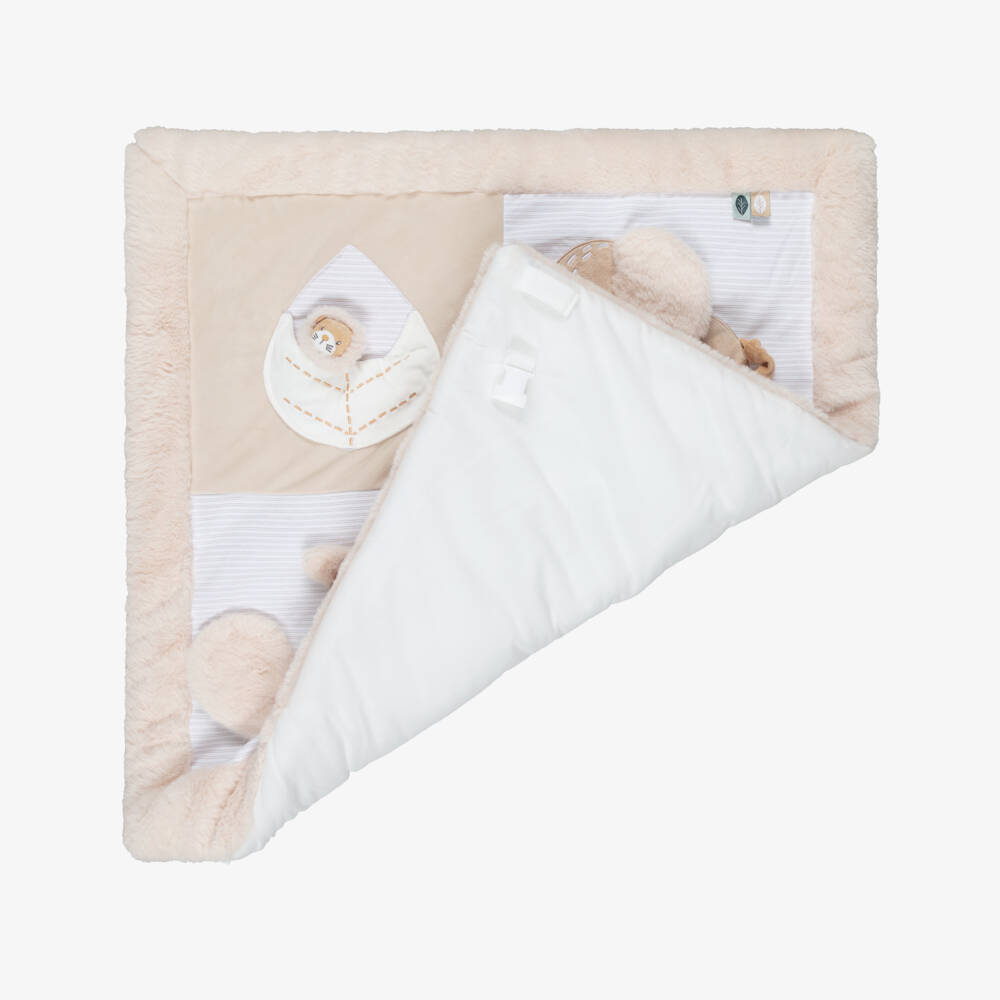 Nattou-Baby Beige Activity Playmat with Arch (80cm) | Childrensalon