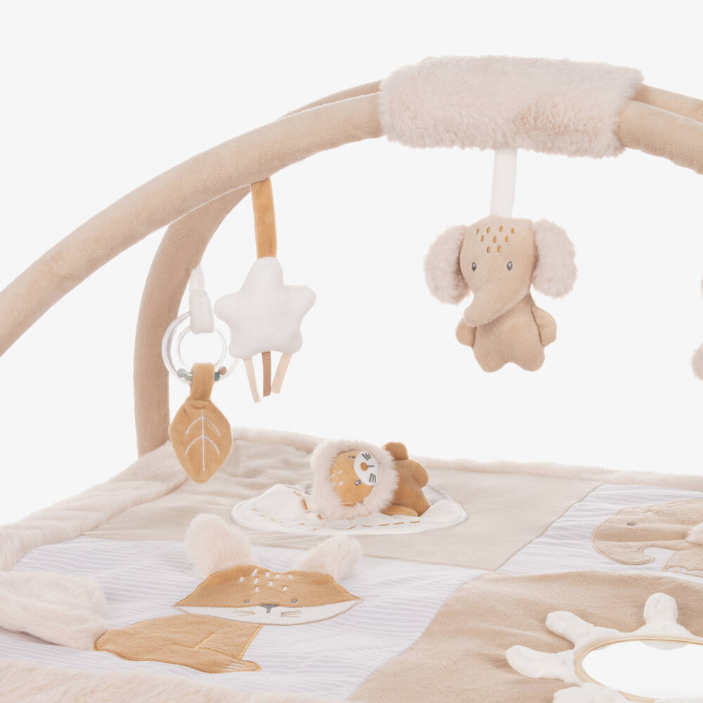 Nattou-Baby Beige Activity Playmat with Arch (80cm) | Childrensalon
