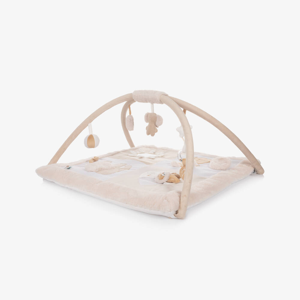 Nattou-Baby Beige Activity Playmat with Arch (80cm) | Childrensalon