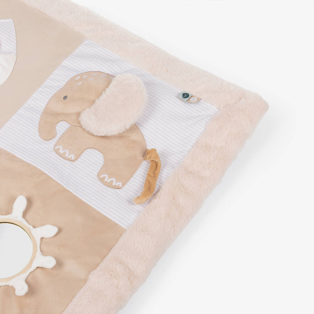Nattou-Baby Beige Activity Playmat with Arch (80cm) | Childrensalon