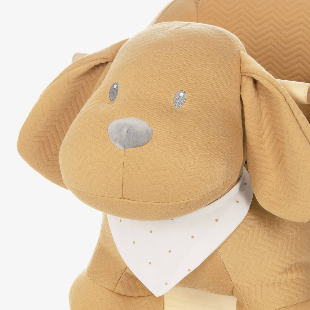 Nattou-Beige Dog Rocking Toy (59cm) | Childrensalon