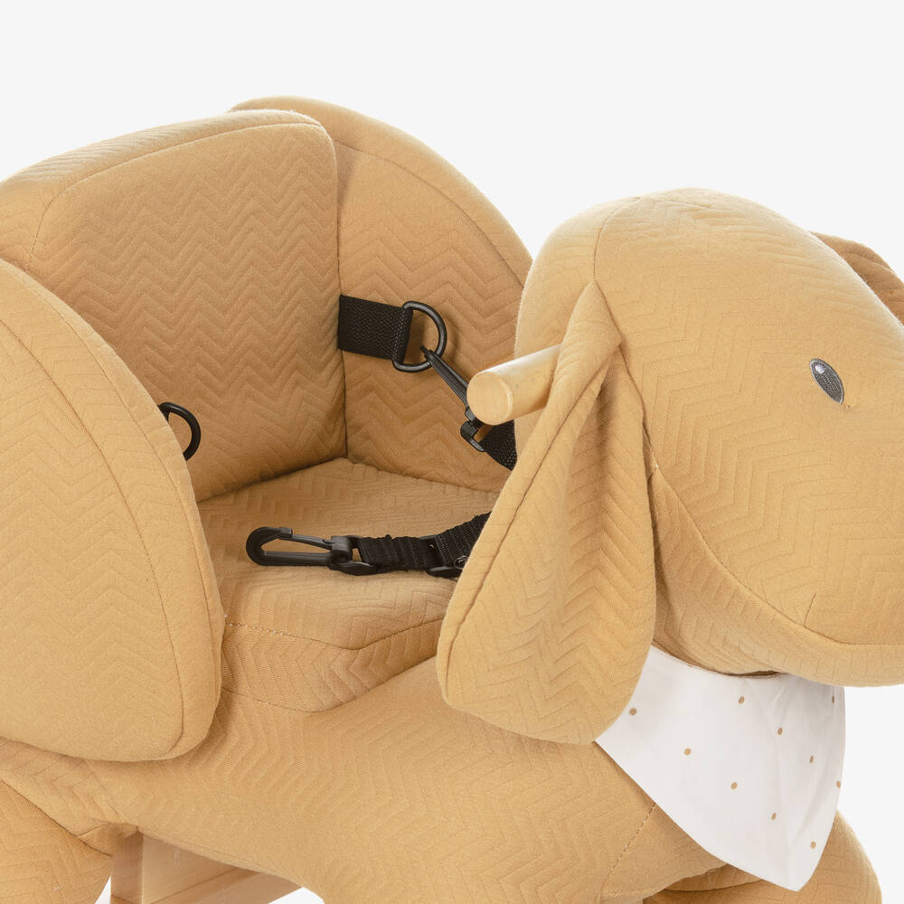 Nattou-Beige Dog Rocking Toy (59cm) | Childrensalon