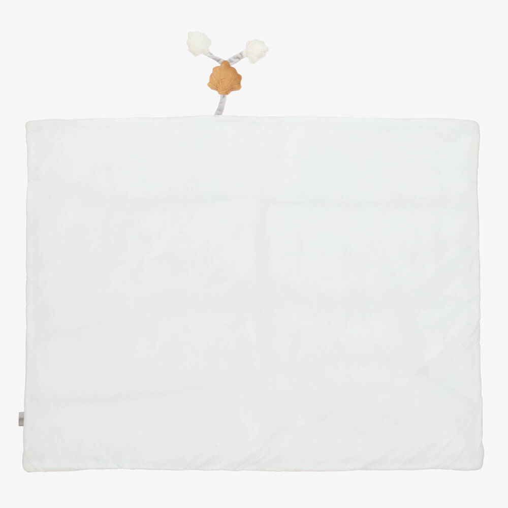 Nattou-Beige Plush Charlie Playmat (100cm) | Childrensalon