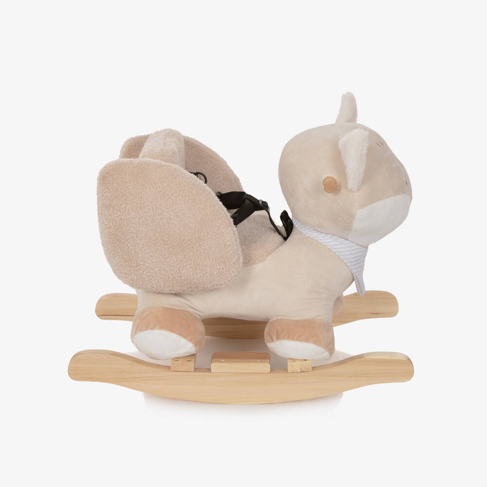 Nattou-Beige Plush Flo The Fox Rocking Toy (59cm) | Childrensalon