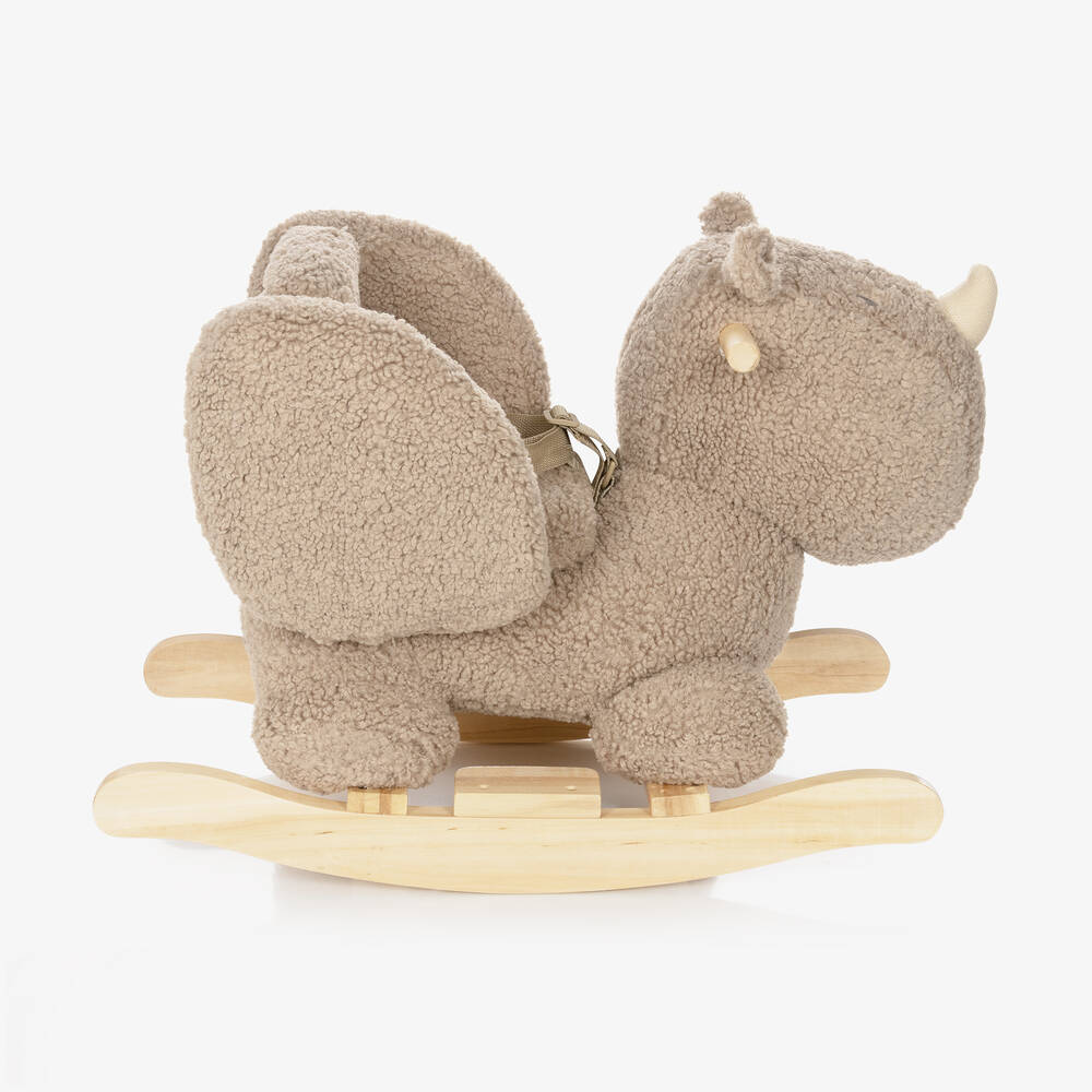 Nattou-لعبة أرجوحة شكل وحيد القرن لون بيج (59 سم) | Childrensalon