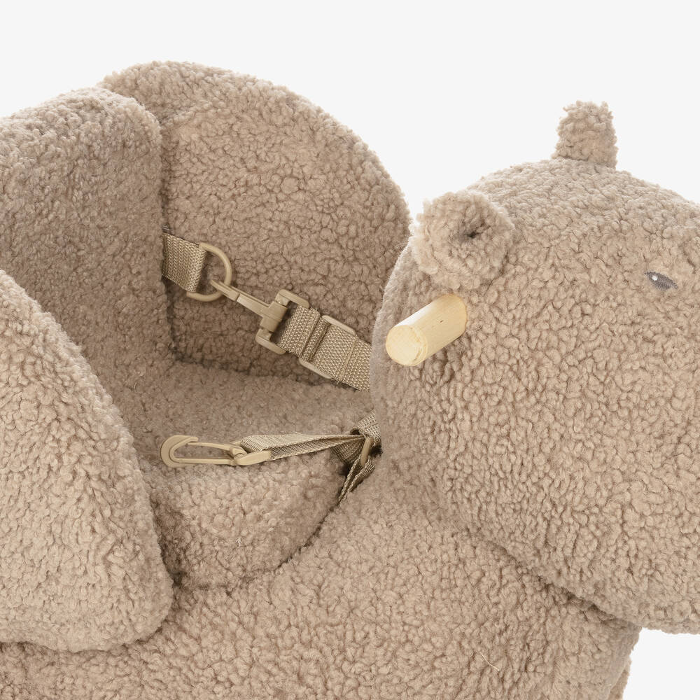 Nattou-لعبة أرجوحة شكل وحيد القرن لون بيج (59 سم) | Childrensalon