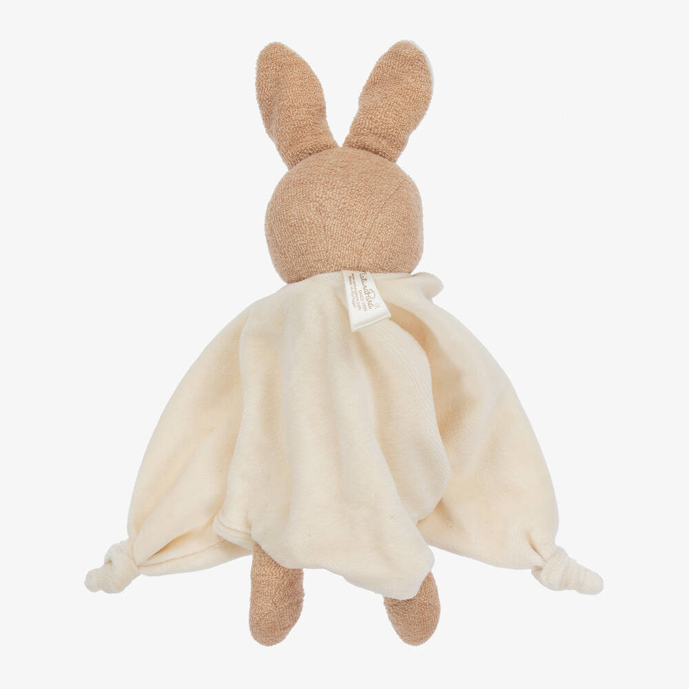 NaturaPura-Ivory Cotton Rabbit Comforter (34cm) | Childrensalon