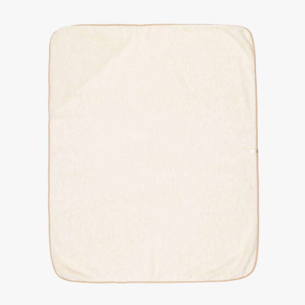 NaturaPura-Ivory Organic Cotton Bath & Babysuit Bunny Set | Childrensalon