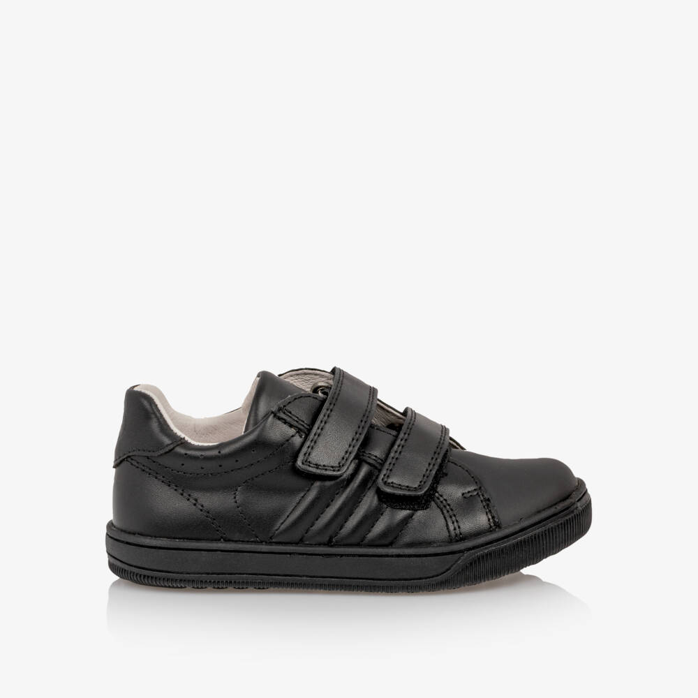 Naturino-Boys Black Velcro Fastening Trainers | Childrensalon