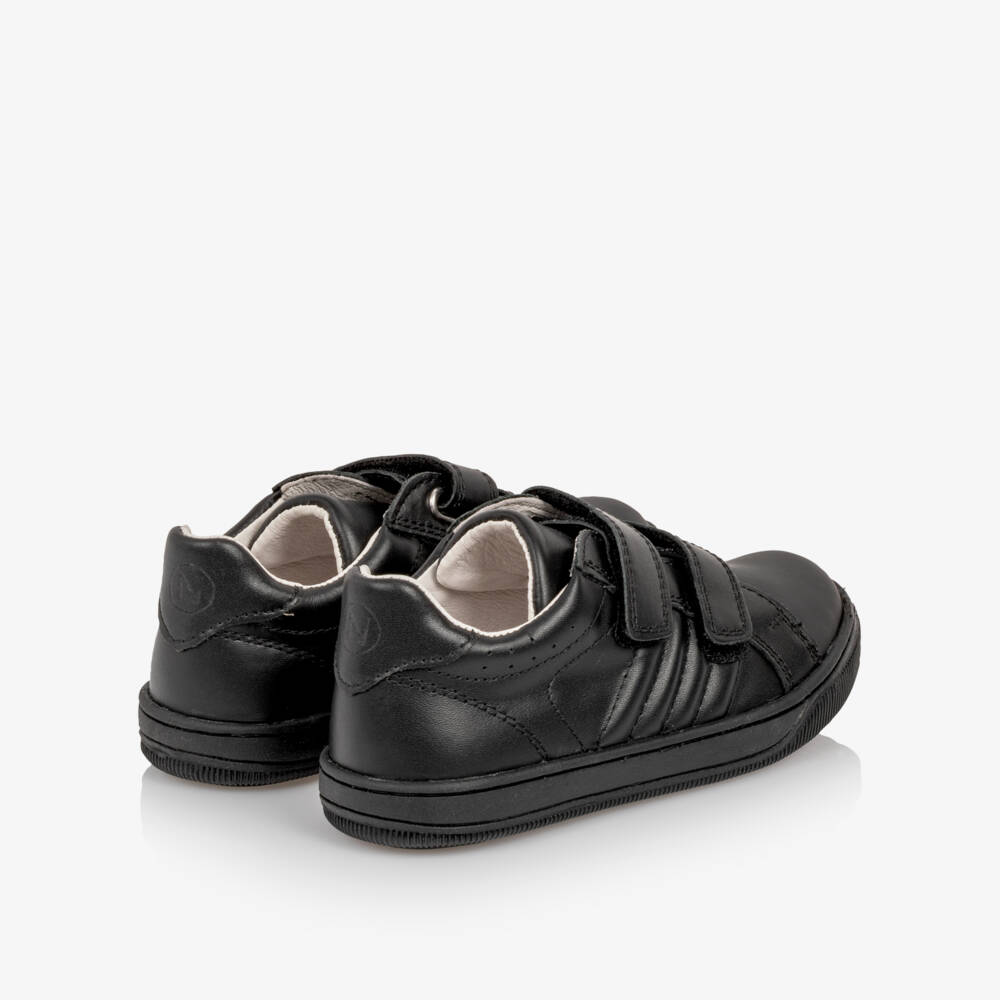 Naturino-Boys Black Velcro Fastening Trainers | Childrensalon