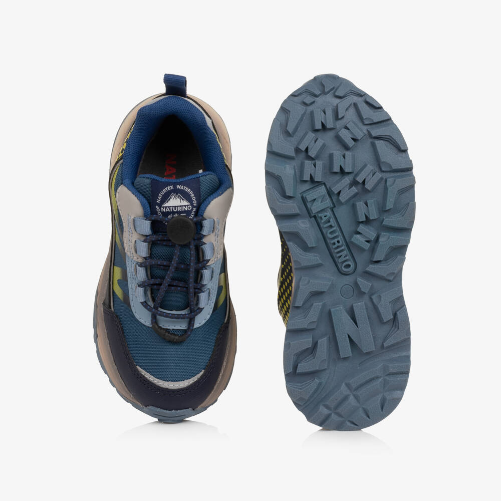 Naturino-Boys Blue Waterproof Trainers | Childrensalon