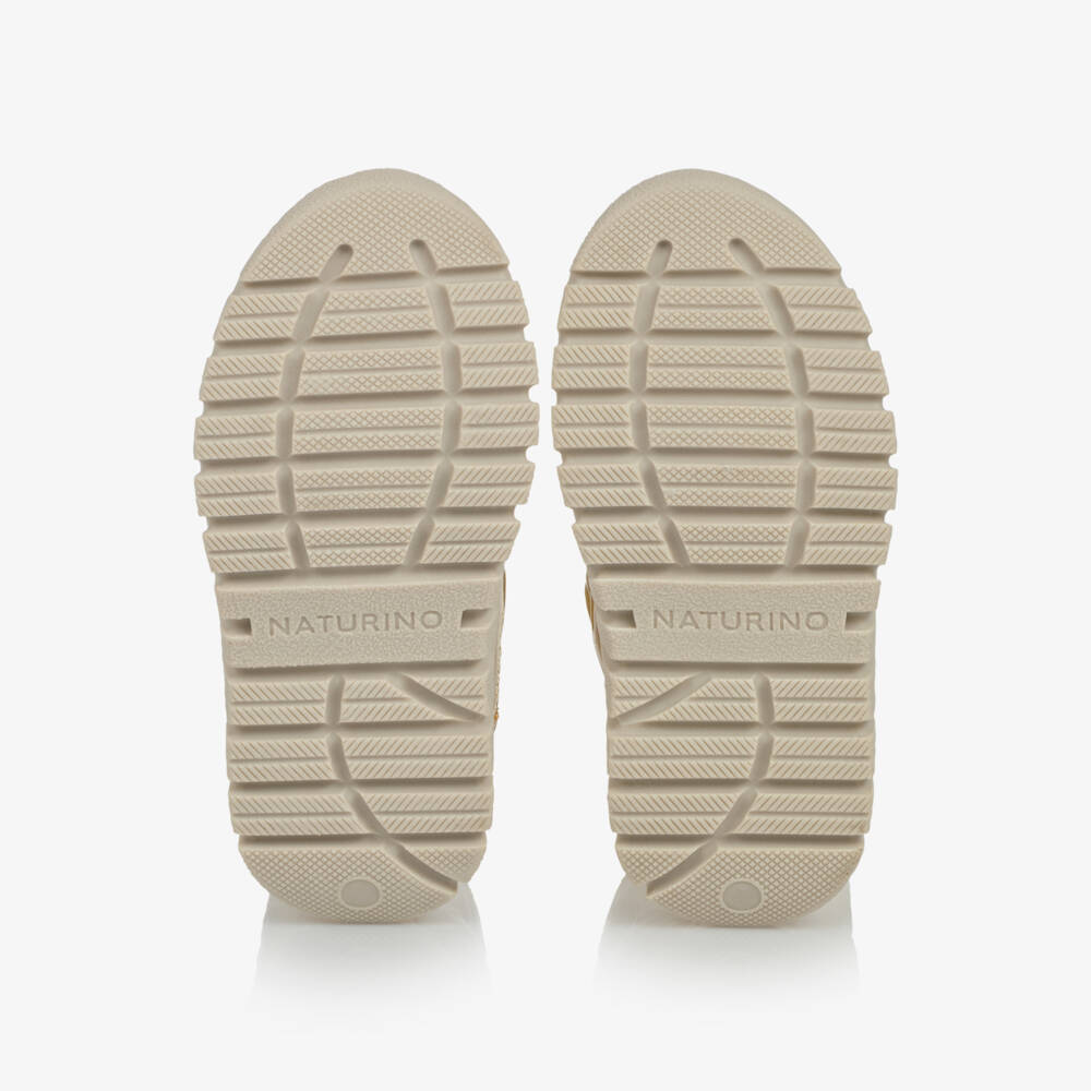 Naturino-Girls Gold Apres-Ski Snow Boots | Childrensalon