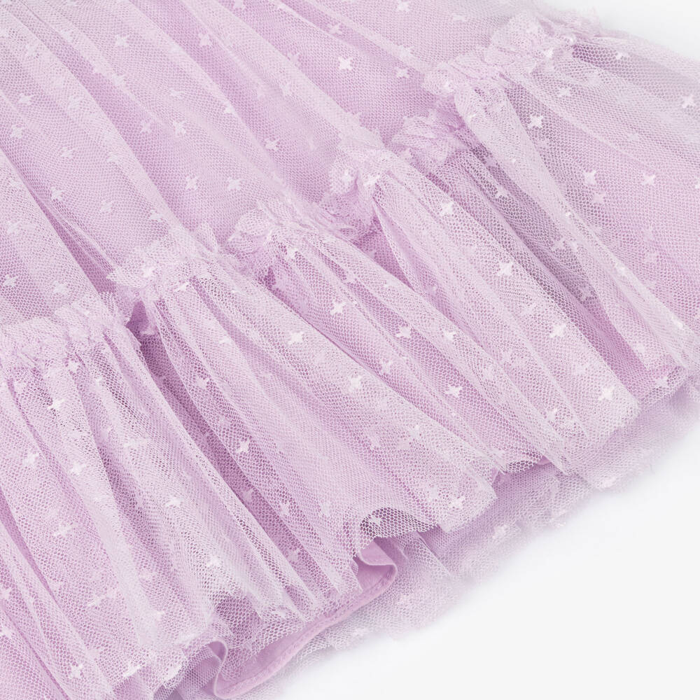 Needle & Thread-Baby Girls Lilac Purple Ruffle Tulle Dress with Sequins | Childrensalon