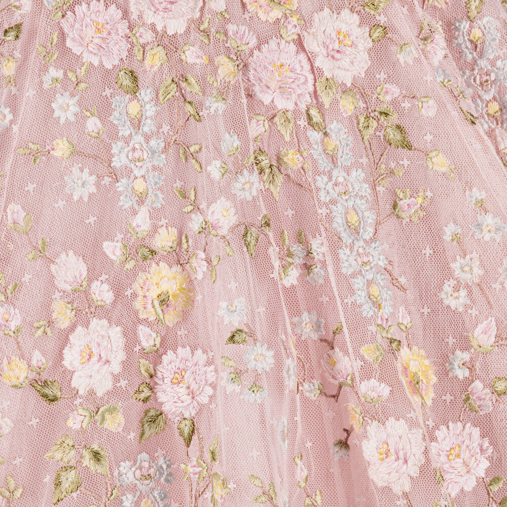 Needle & Thread-Girls Pink Garden Rose Dress | Childrensalon