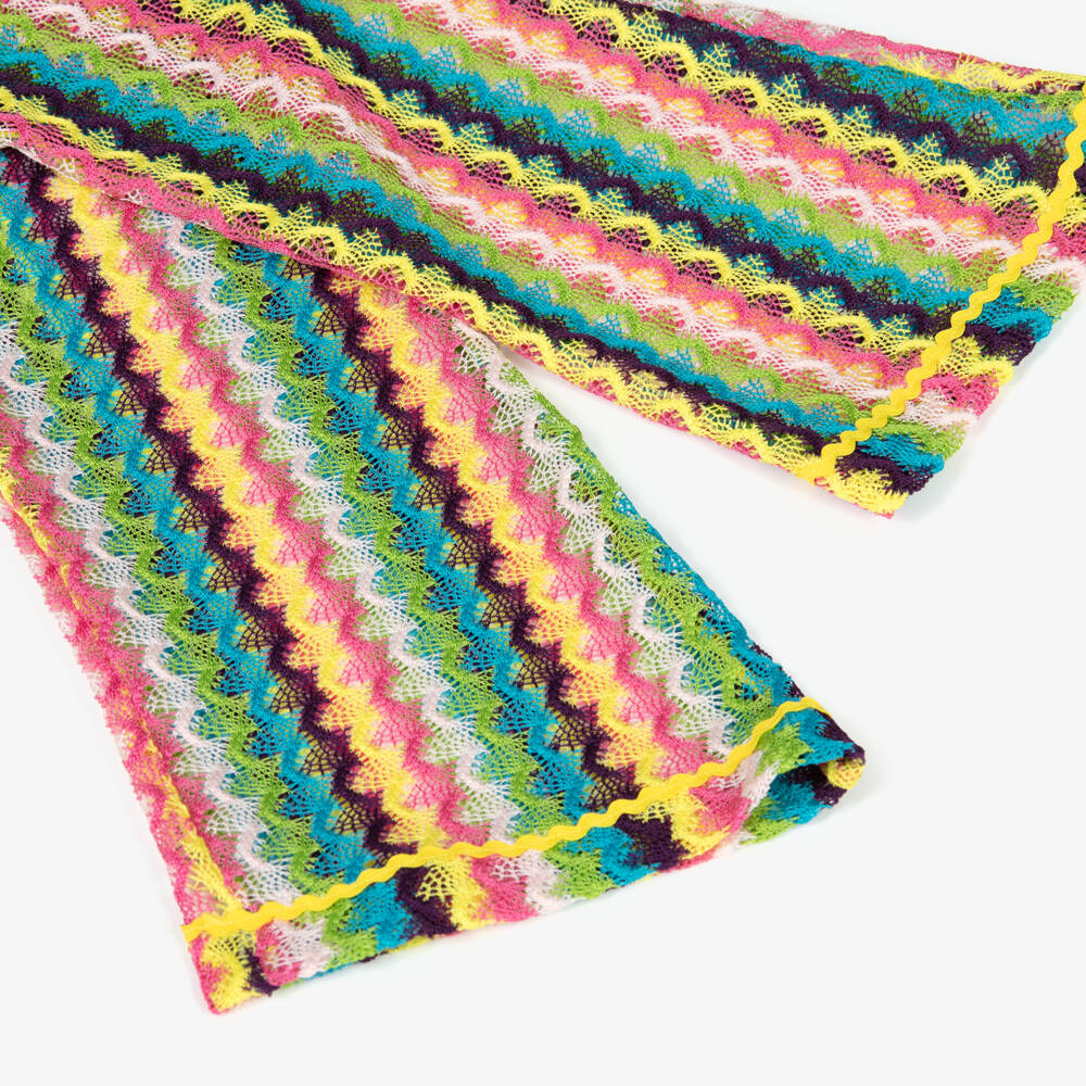 Nessi Byrd-Брюки пляжные радужные вязаные для девочек | Childrensalon