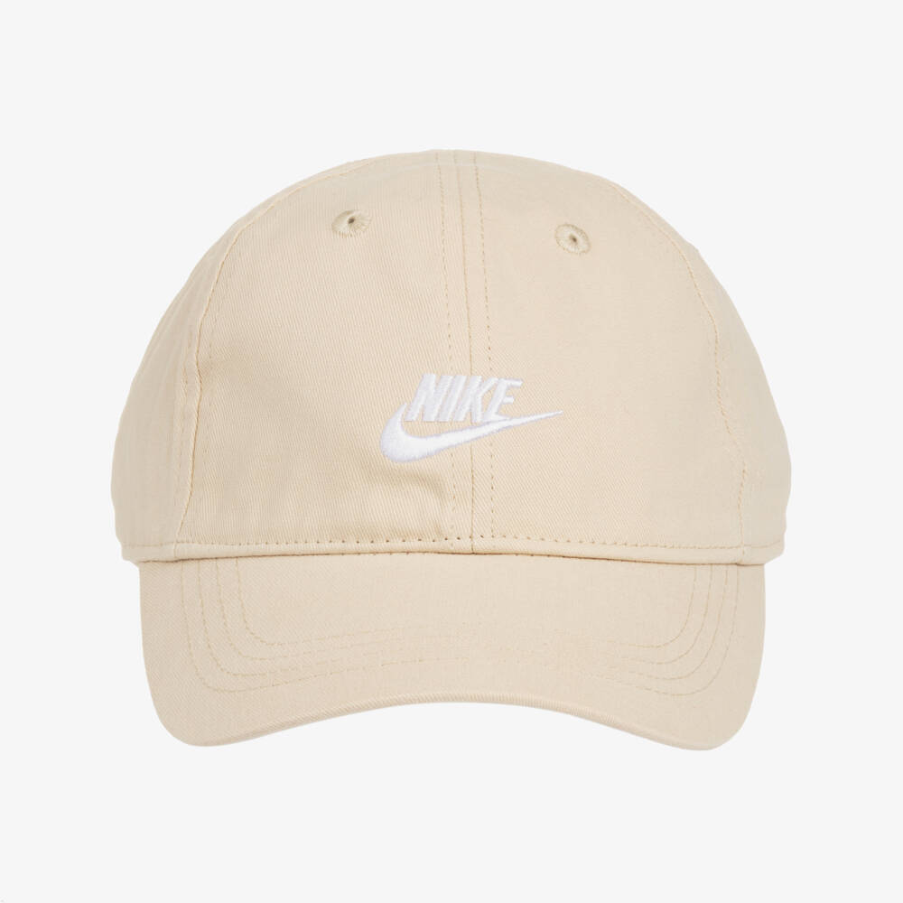 Nike-كاب بشعار سووش قطن لون بيج | Childrensalon