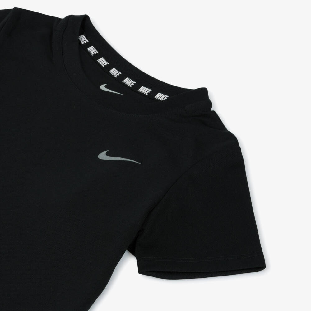 Nike-Комплект с шортами Dri-FIT черный с отражающими логотипами | Childrensalon