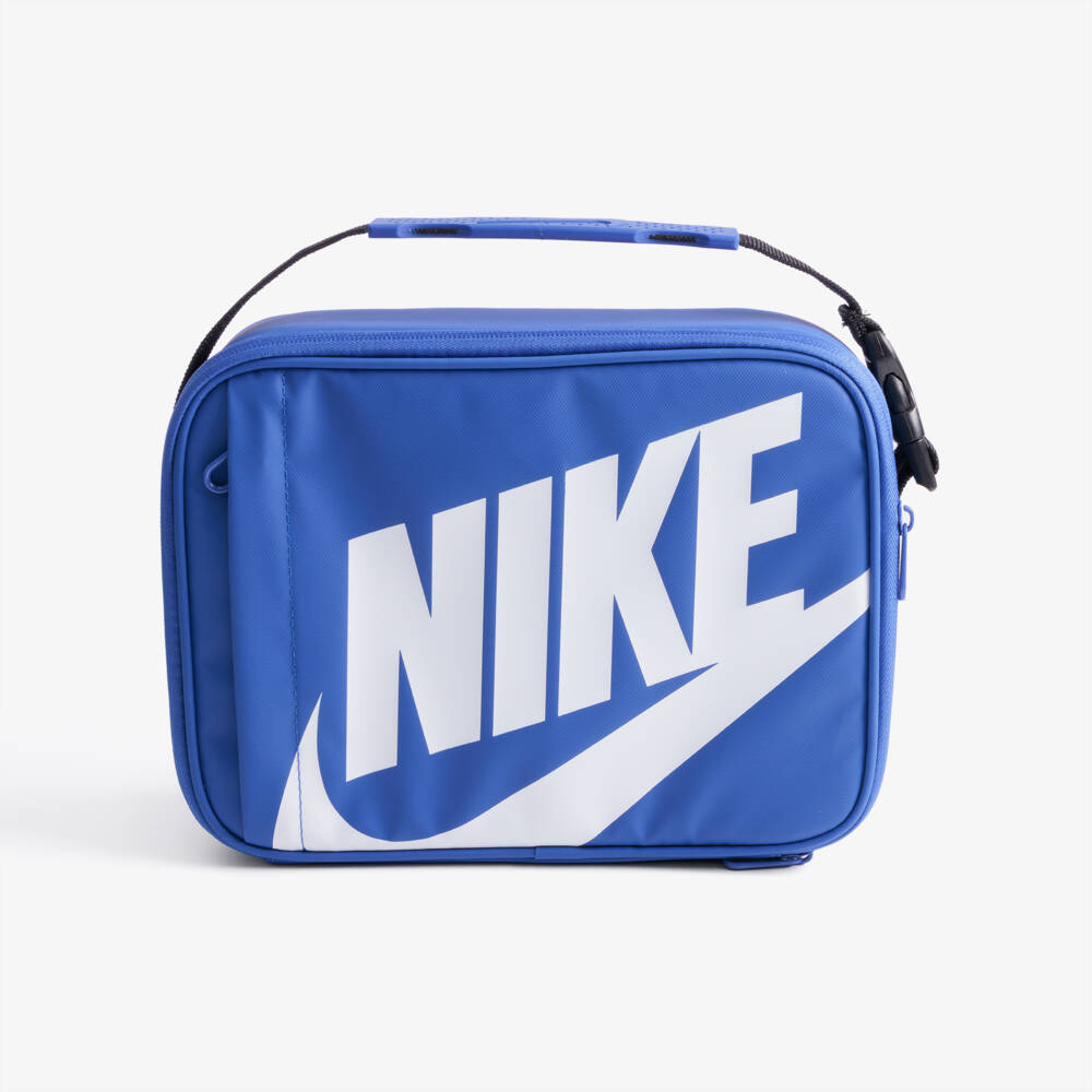 Nike-Blue Swoosh Logo Lunch Bag (27cm) | Childrensalon
