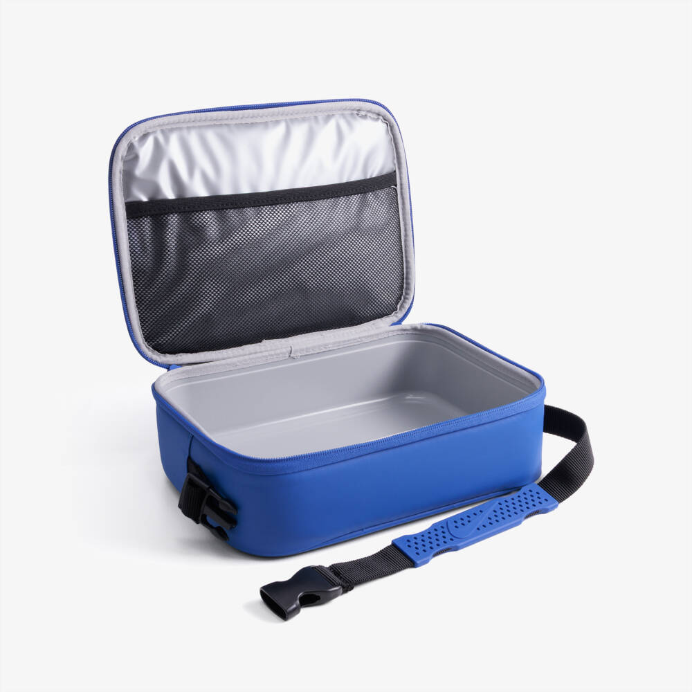 Nike-Blue Swoosh Logo Lunch Bag (27cm) | Childrensalon