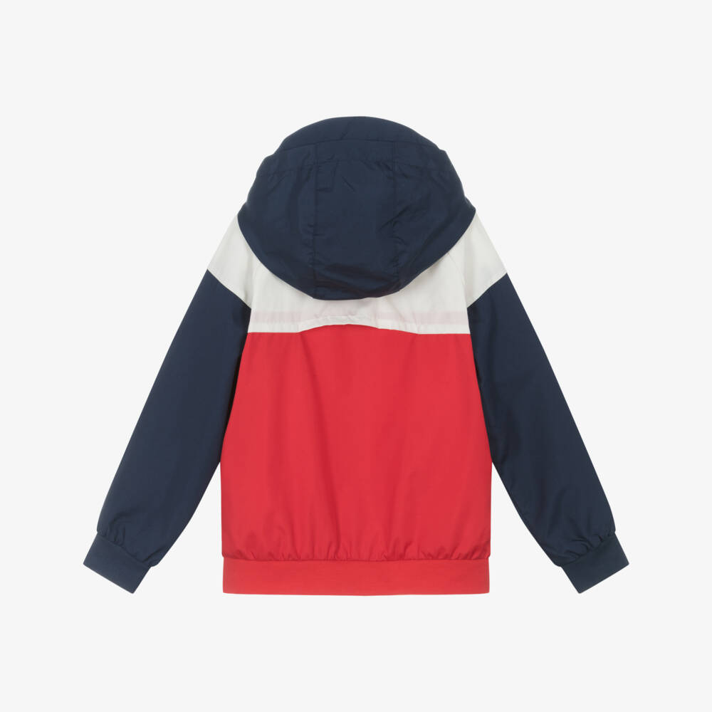 Nike-Ветровка сине-красная колорблок для мальчиков | Childrensalon
