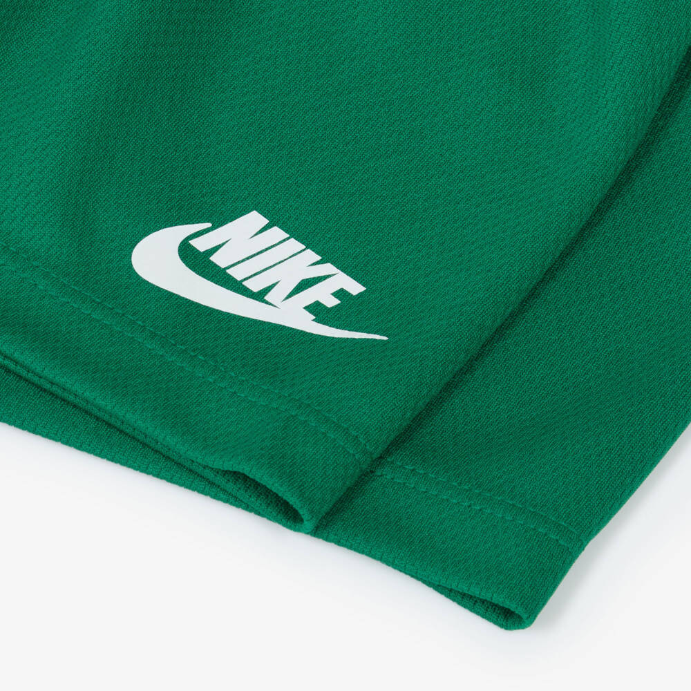 Nike-Boys Green Just Do it Shorts Set | Childrensalon