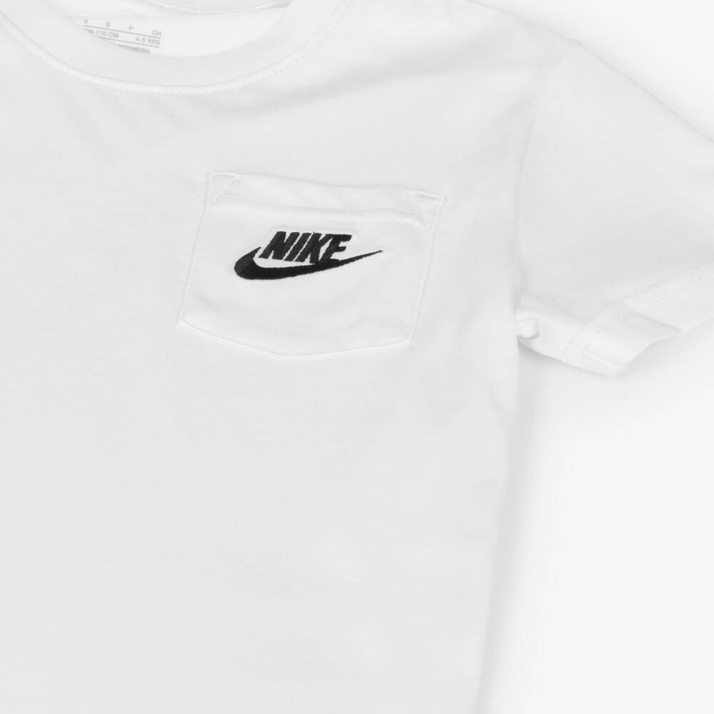 Nike-Boys Green & White Jersey Shorts Set | Childrensalon