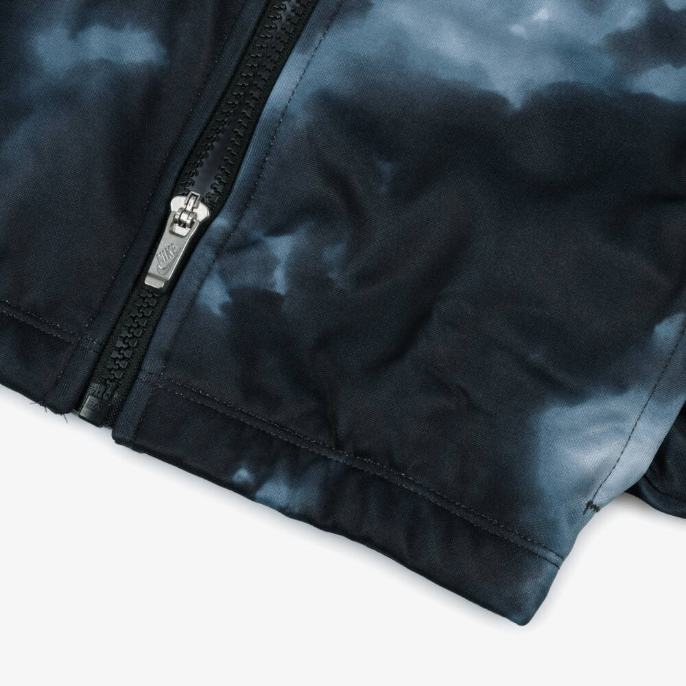 Nike-طقم رياضي بياقة عالية لون أزرق ورمادي للأولاد | Childrensalon