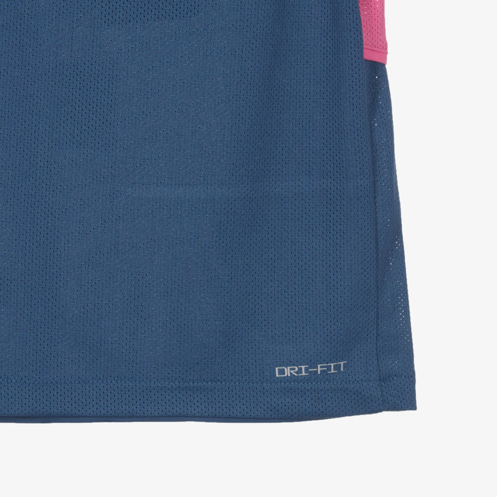 Nike-Boys Navy Blue Kylian Mbappé Dri-FIT Shorts Set | Childrensalon