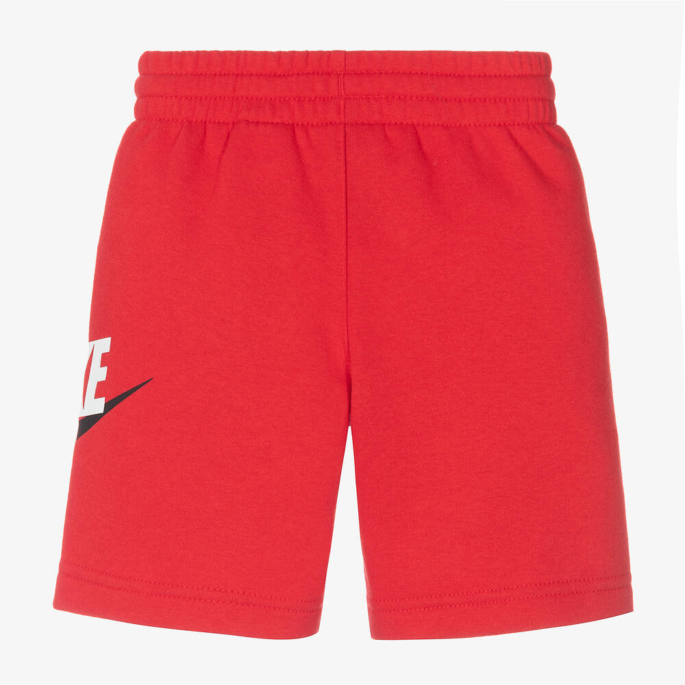 Nike-Boys Red Jersey Shorts | Childrensalon