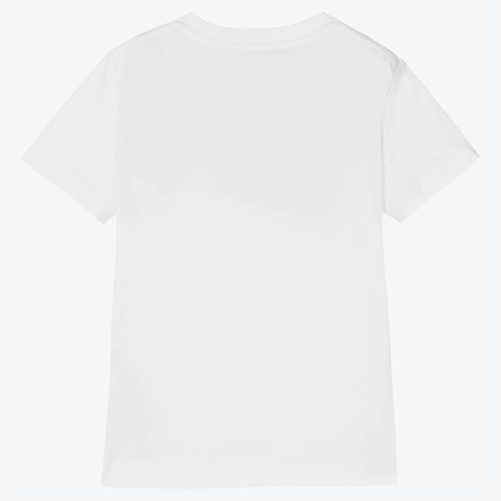 Nike-Белая хлопковая футболка для мальчиков | Childrensalon