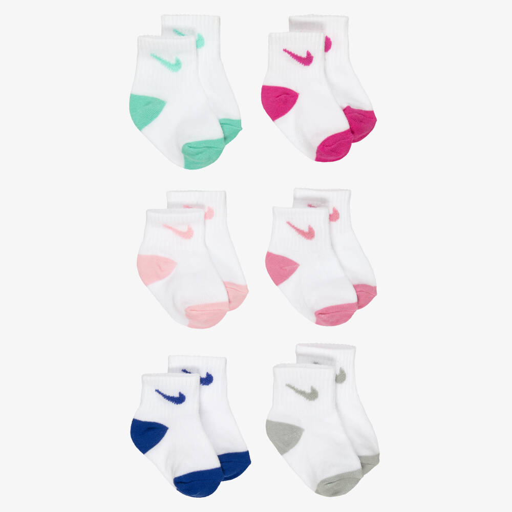 Nike-جوارب كاحل لون عاجي (عدد 6) | Childrensalon