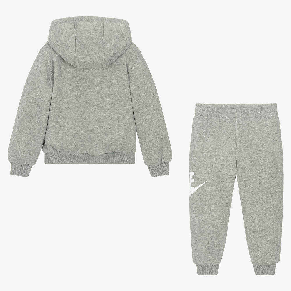 Nike-Серый спортивный костюм из хлопка | Childrensalon