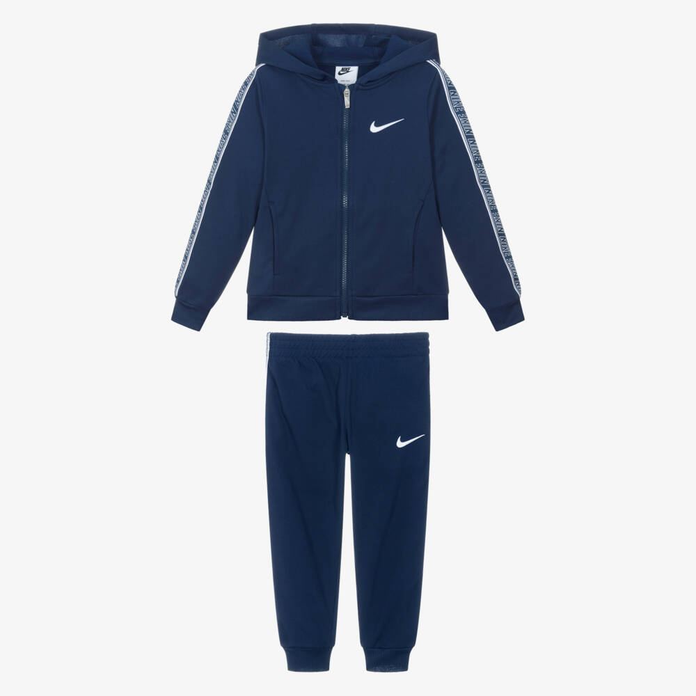 Nike-Спортивный костюм синий Dri-FIT с логотипами | Childrensalon