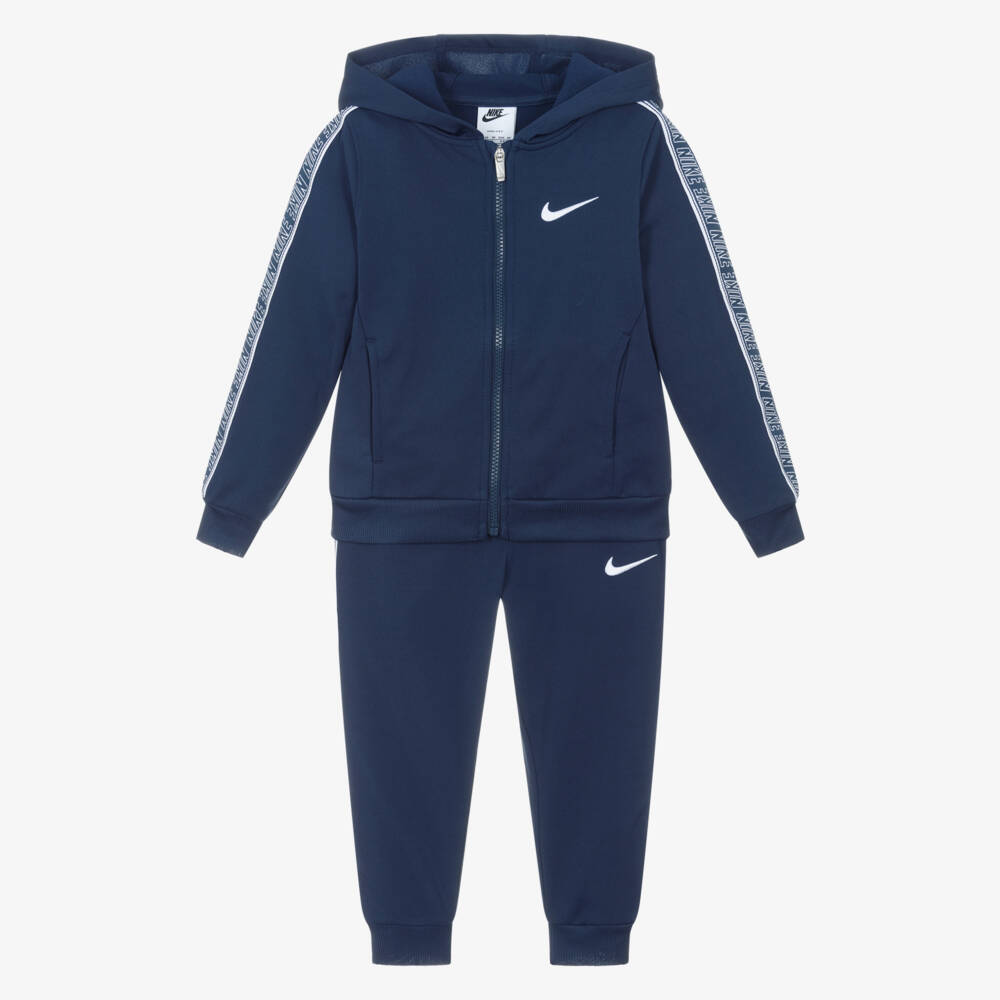 Nike-Спортивный костюм синий Dri-FIT с логотипами | Childrensalon