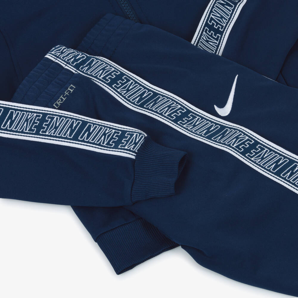 Nike-Спортивный костюм синий Dri-FIT с логотипами | Childrensalon