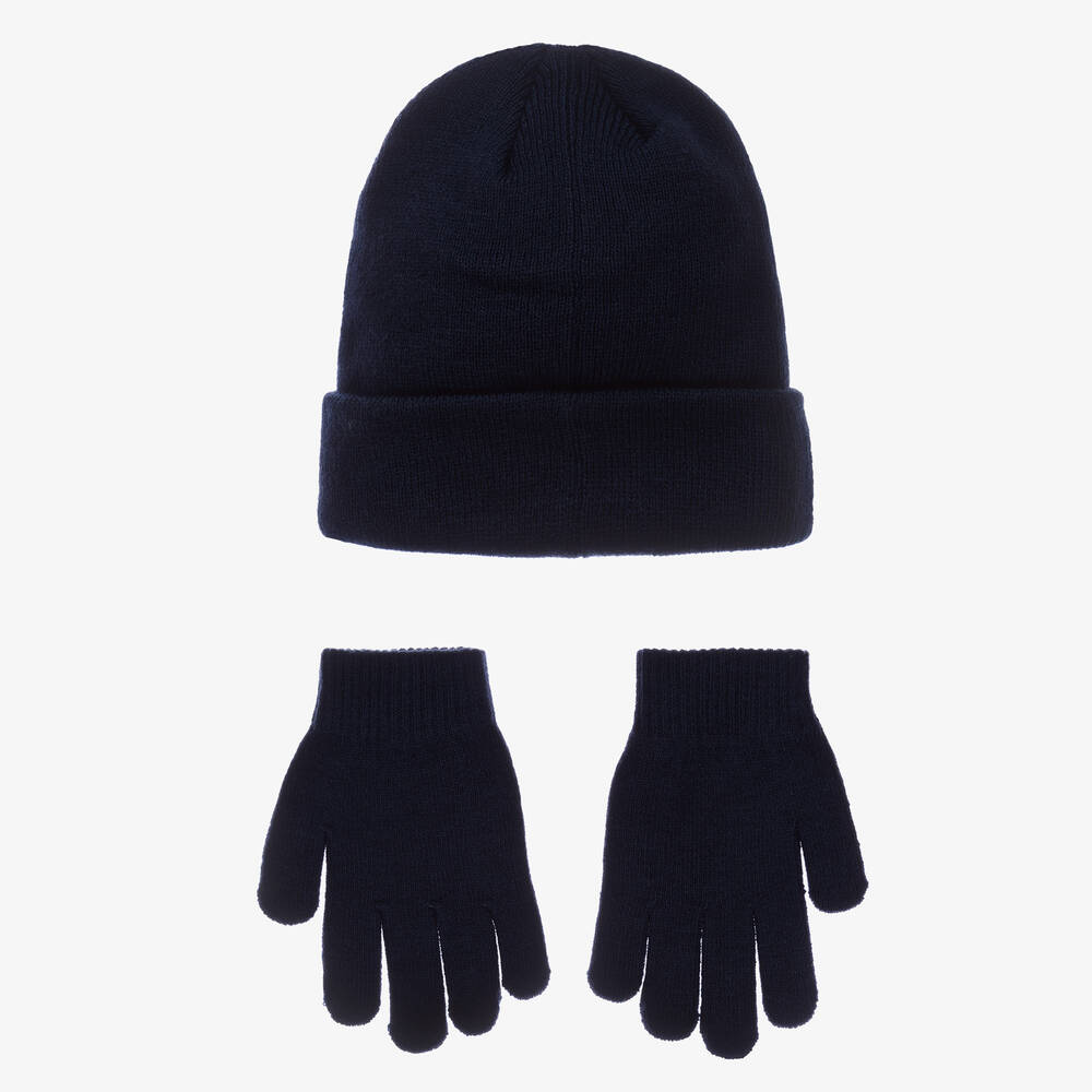 nike black hat and gloves set