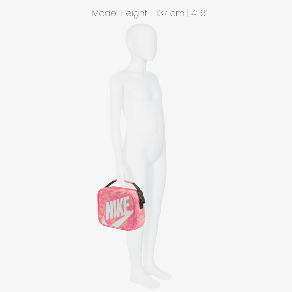 Nike-Pink Swoosh Logo Lunch Bag (27cm) | Childrensalon