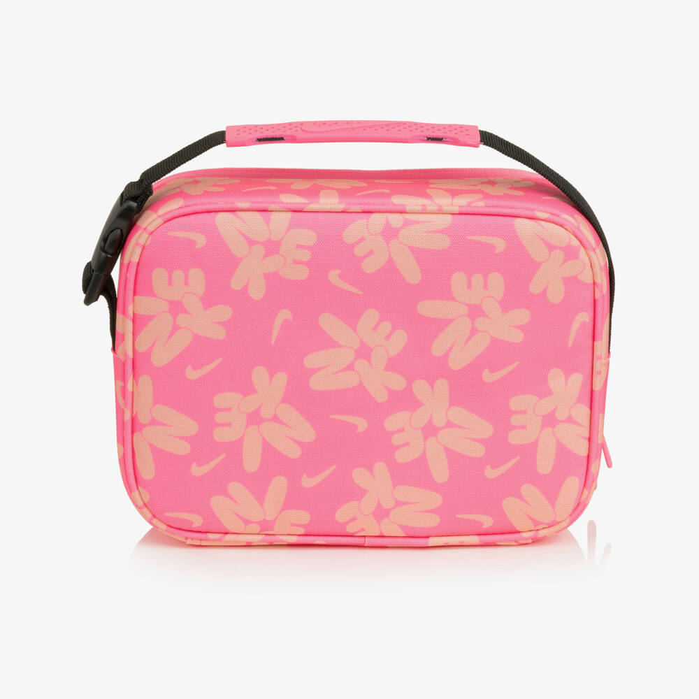 Nike-Pink Swoosh Logo Lunch Bag (27cm) | Childrensalon