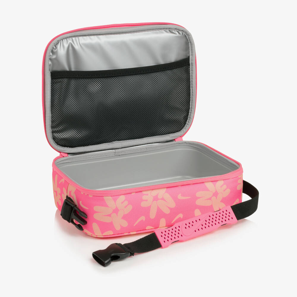 Nike-Pink Swoosh Logo Lunch Bag (27cm) | Childrensalon