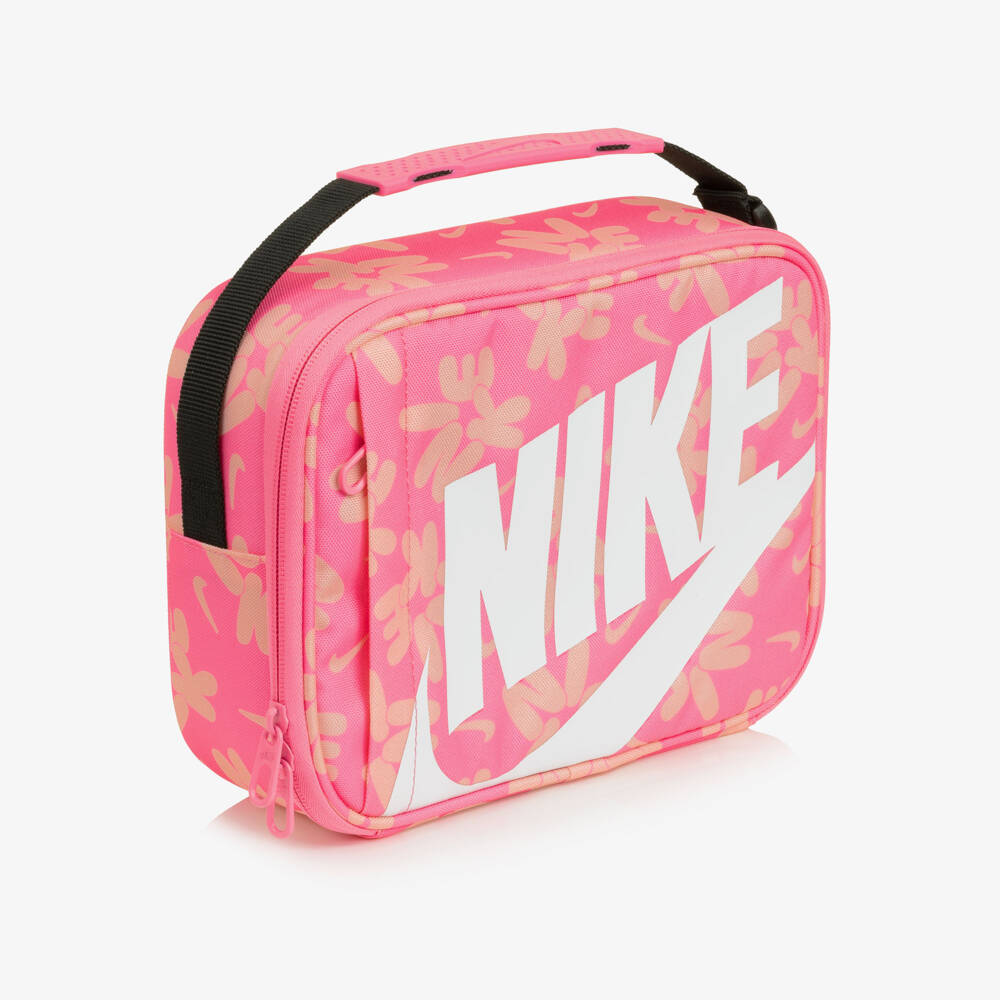 Nike-Pink Swoosh Logo Lunch Bag (27cm) | Childrensalon