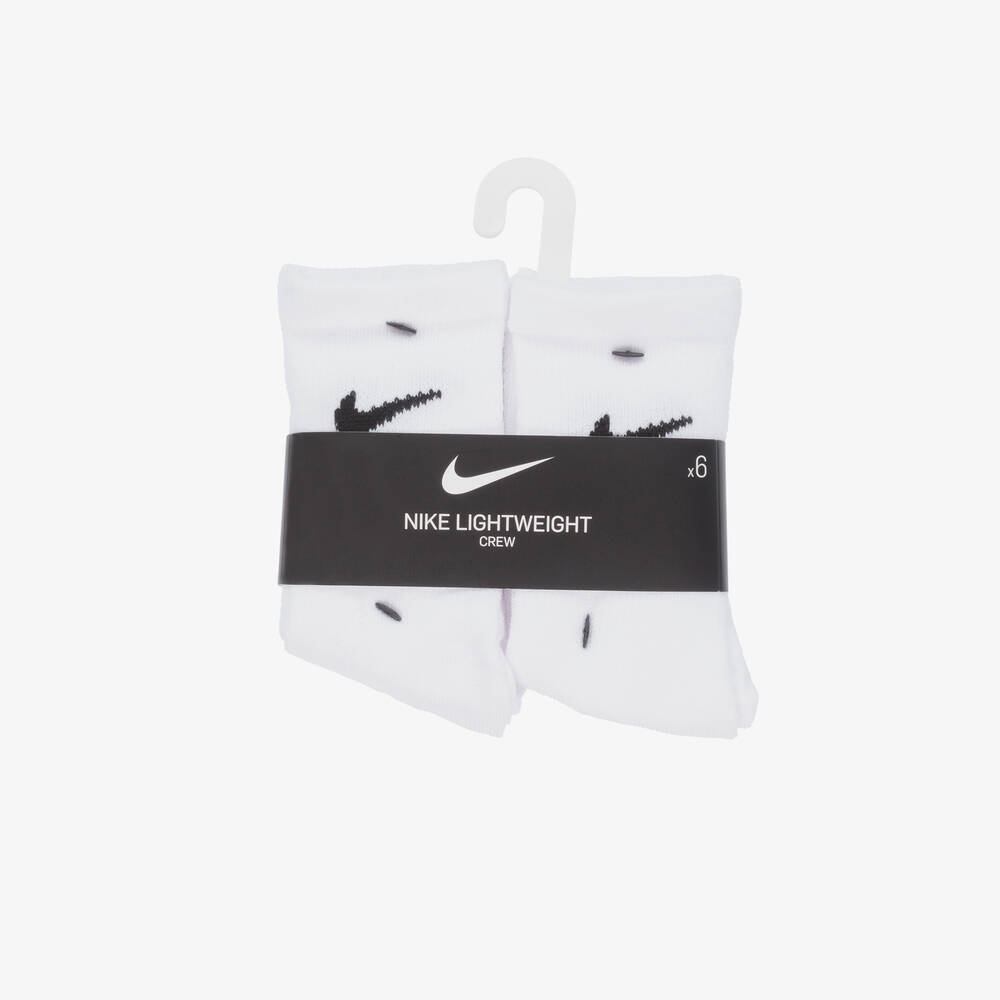 Nike-Белые носки (6пар) | Childrensalon